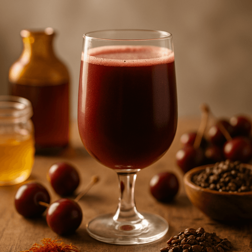 Cherry Saffron Chocomel