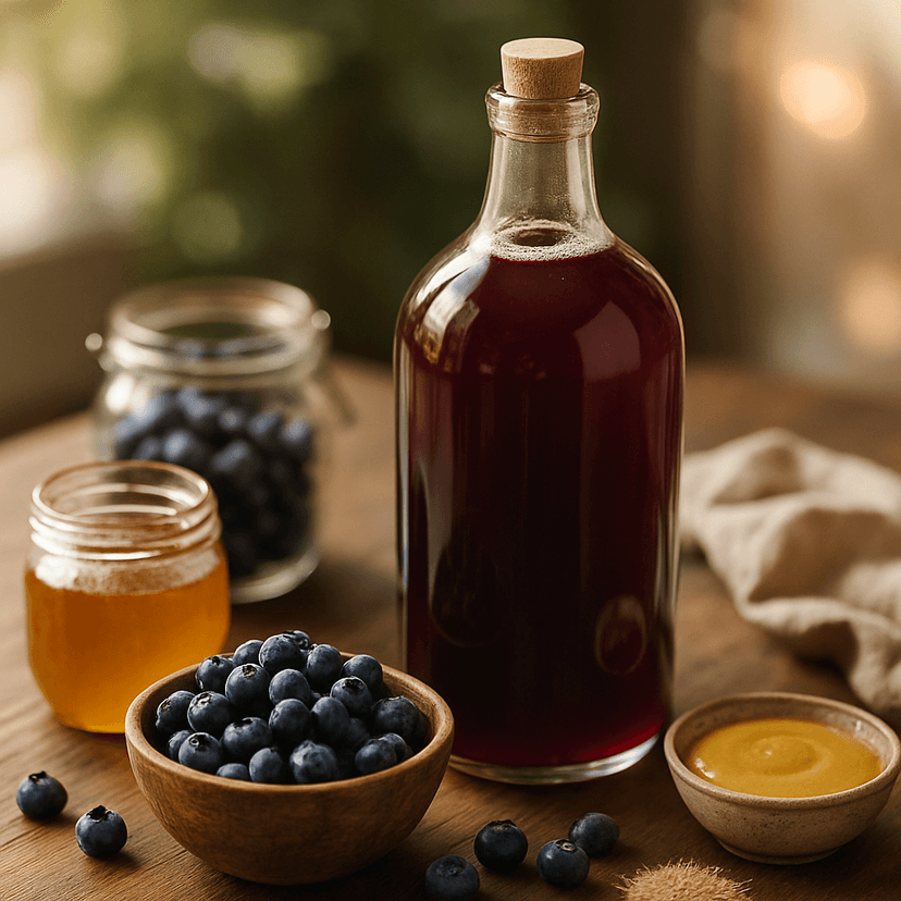 Wild Blueberry Melomel 