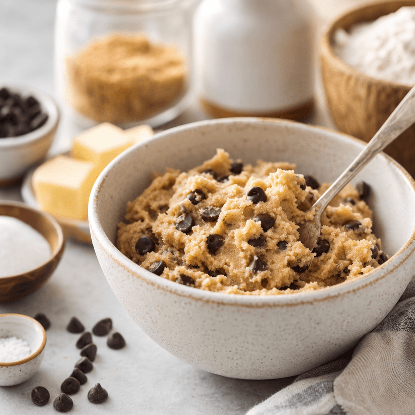 No-Milk Edible Cookie Dough