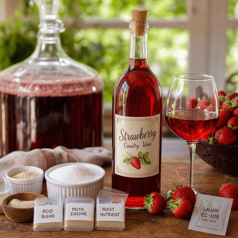 Strawberry Country Wine