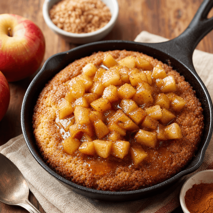 Mini Skillet Apple Spice Cake image