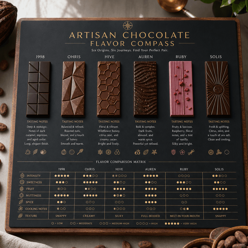 Artisan Chocolate Flavor Compass