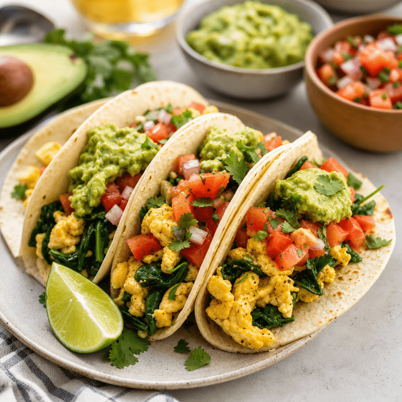 Skillet Breakfast Tacos, Two Ways