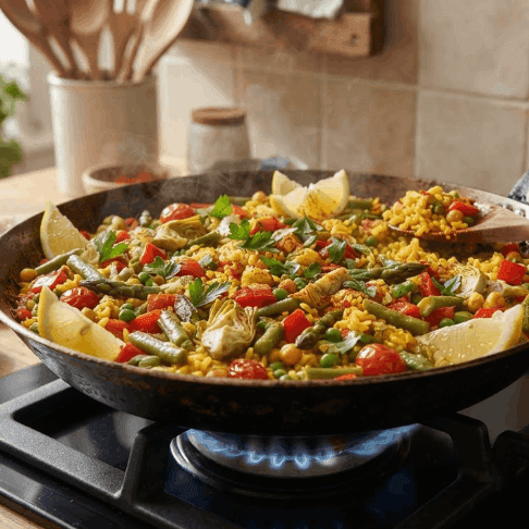 Simple Stovetop Vegetable Paella