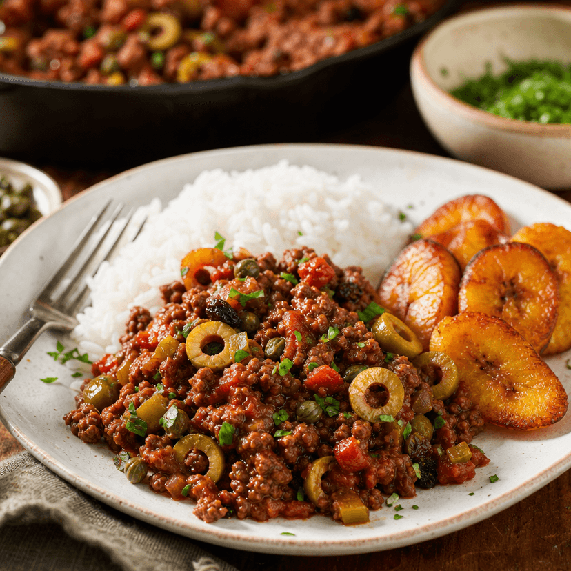 Cuban-Style Beef Picadillo with Olives image