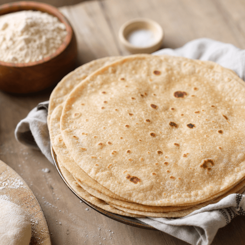 Simple Everyday Whole Wheat Roti image