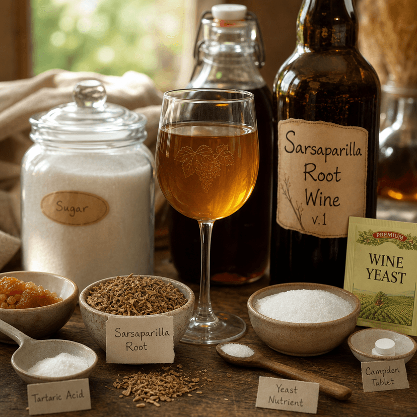 Sarsaparilla Root Wine v.1