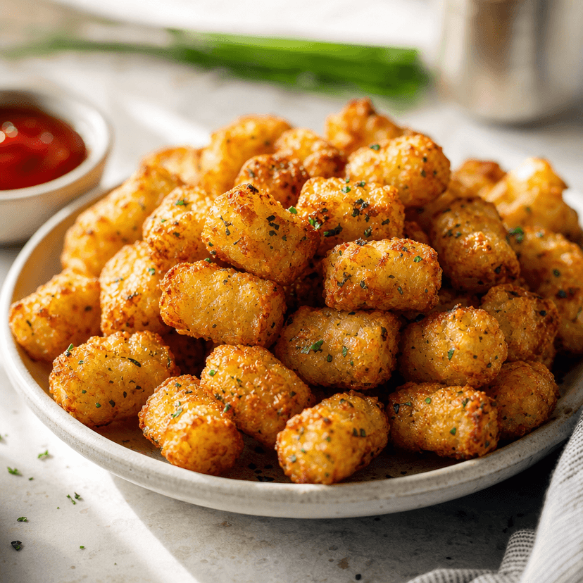 Extra Crispy Herbed Potato Tater Puffs image