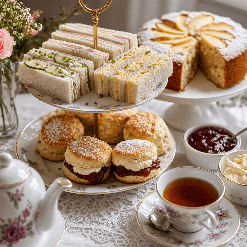 Traditional English Afternoon Tea for Four image