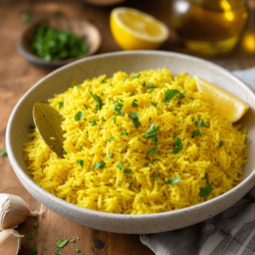 Golden Turmeric Pressure Cooker Rice