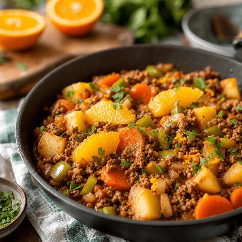 Spring Beef Skillet with Citrus Finish image
