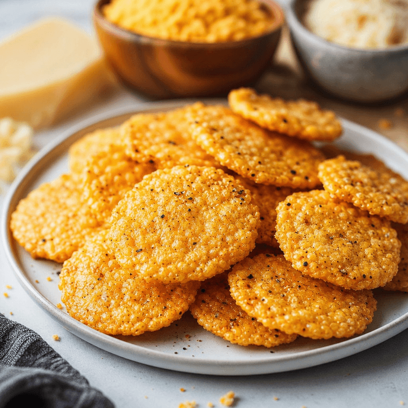 Keto Cheddar Crunch Crisps image