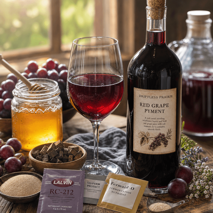 Driftless Prairie Red Grape Pyment