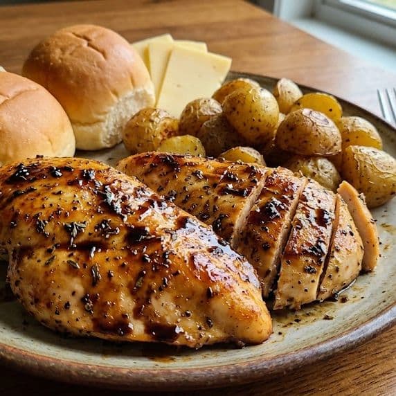 Balsamic Basil Seared Chicken