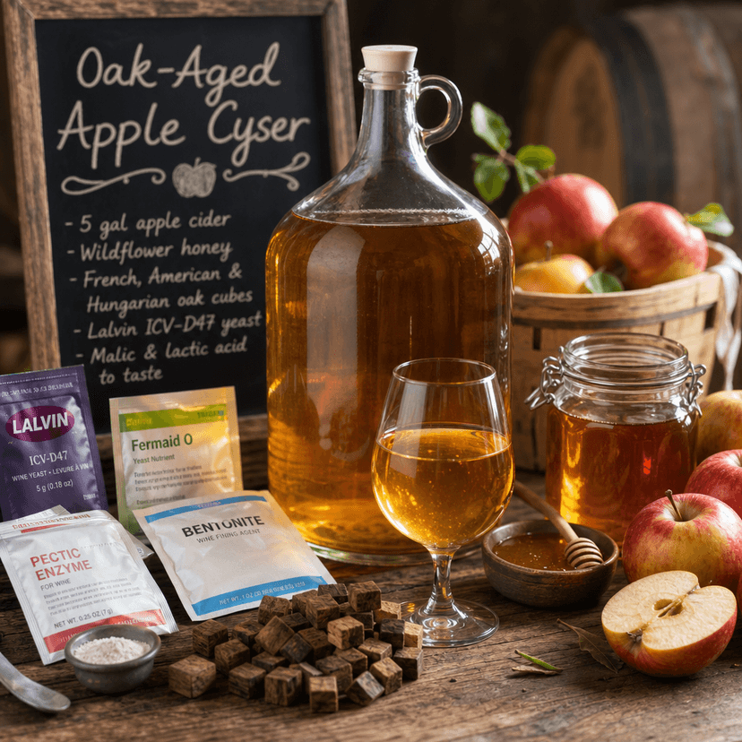 Oak-Aged Apple Cyser