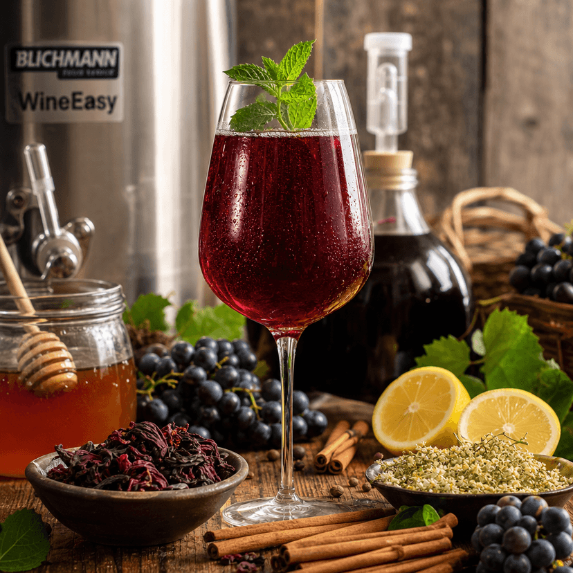 Frost-Kissed Grape Pyment