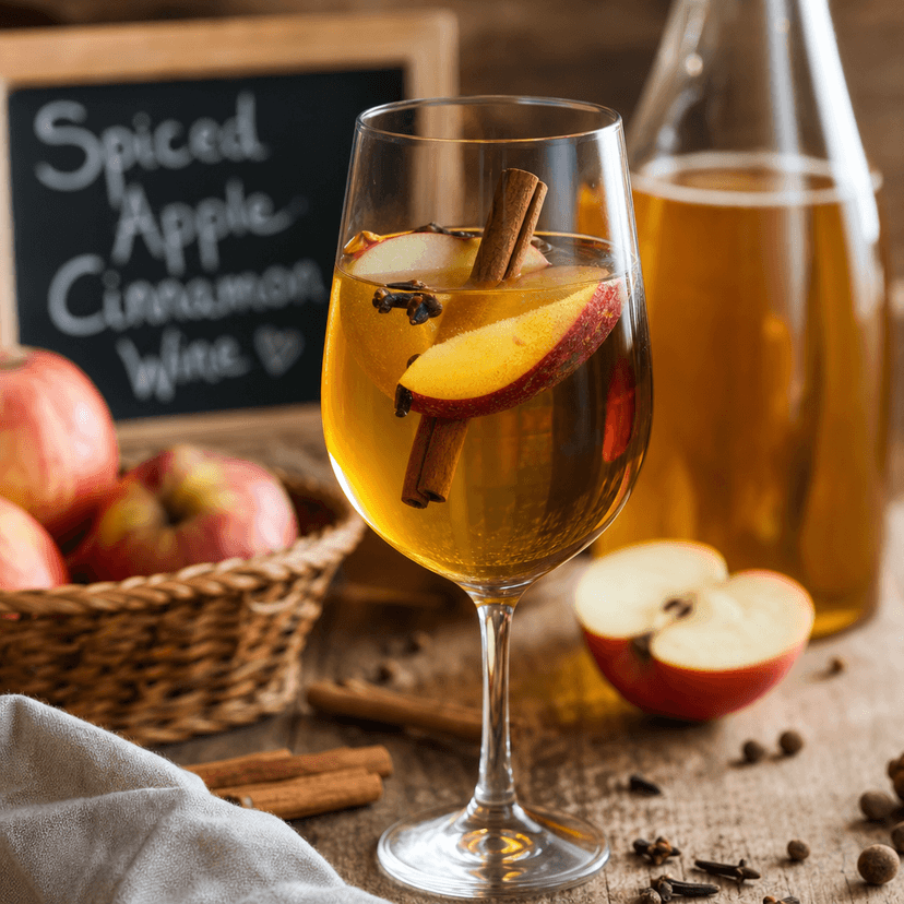 Spiced Apple Cinnamon Wine