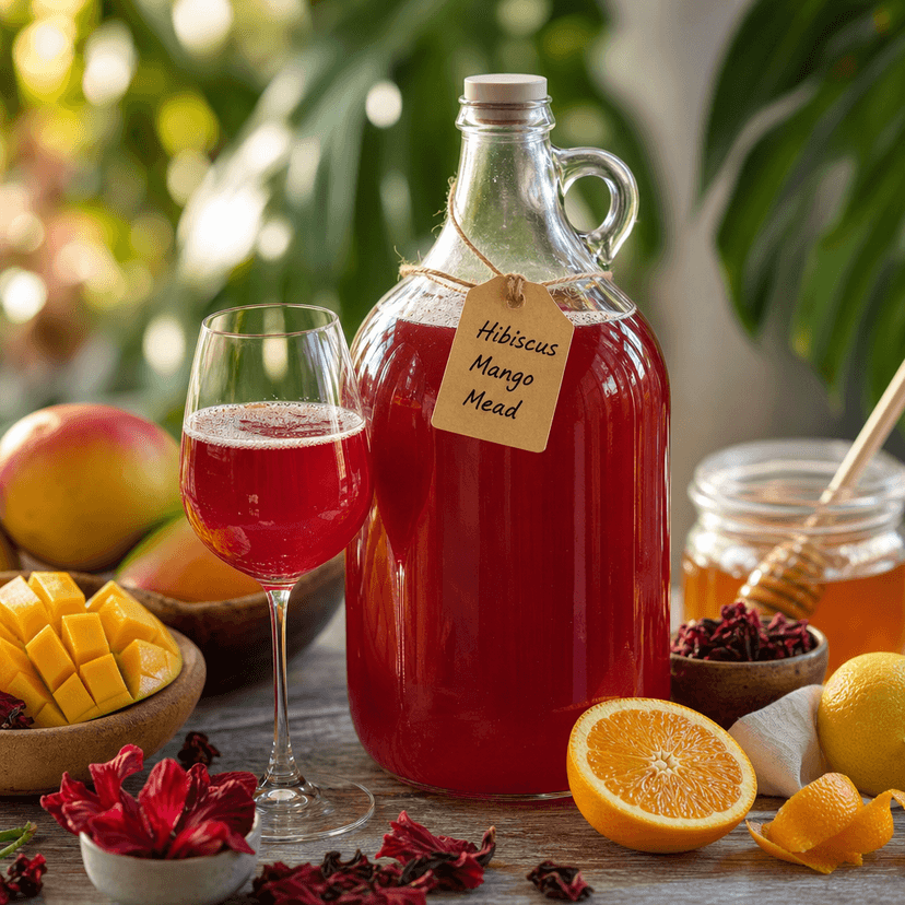 Hibiscus Mango Mead