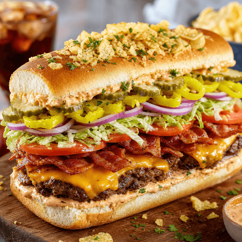 Krusty Sub Burger Stack image