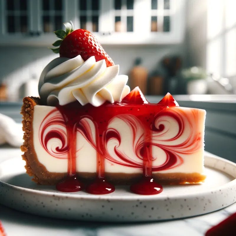 Fruitylicious Strawberry Cheesecake