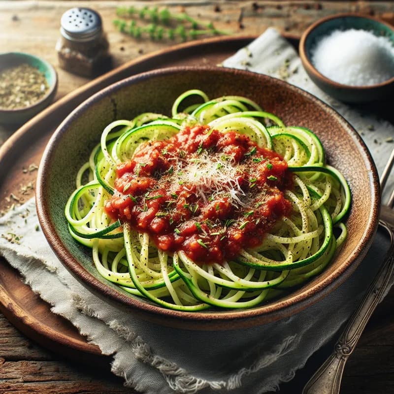 Keto Zoodle Pasta image