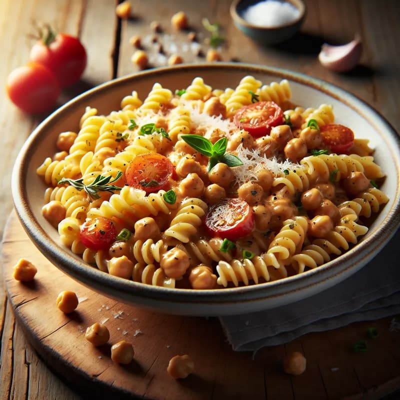 Chickpea Fusilli Pasta with Italian Flavors image