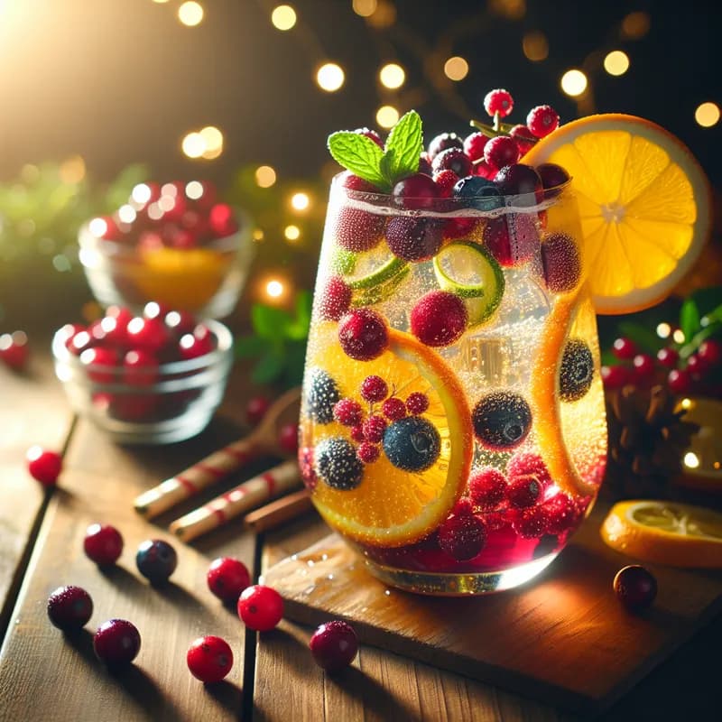 Festive Berry Citrus Sparkler
