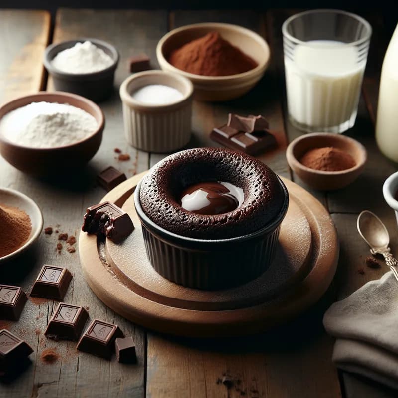 Indulgent Vegan Chocolate Lava Cake