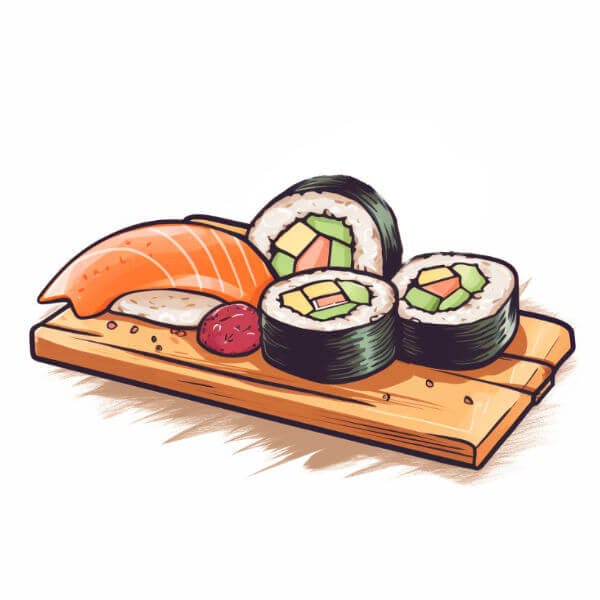 Sun-Kissed Sushi Rolls