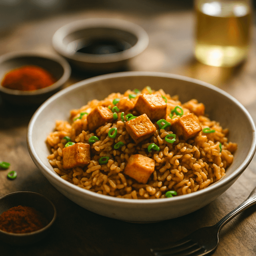 Simple Smoky Tofu Fried Rice image