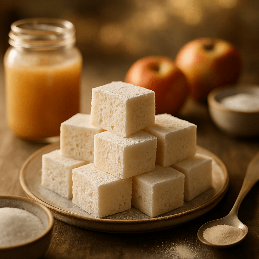 Homemade Apple Pectin Marshmallows image
