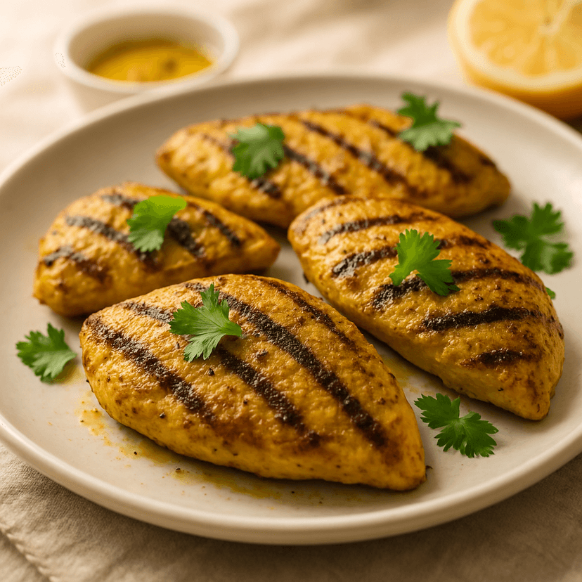 Golden Grilled Turmeric Chicken Breast
