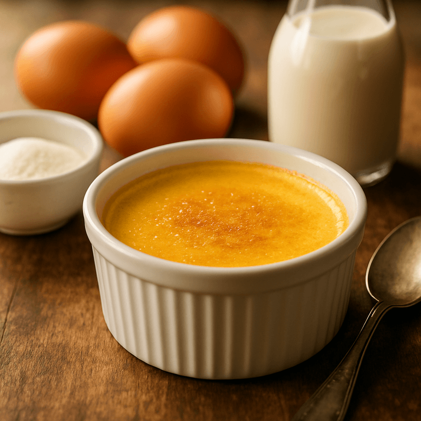 Golden Carnivore Custard with Monk Fruit