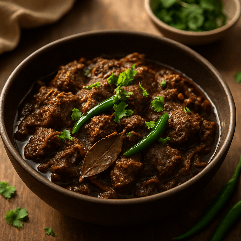 Spiced Bengali Kala Bhuna Beef