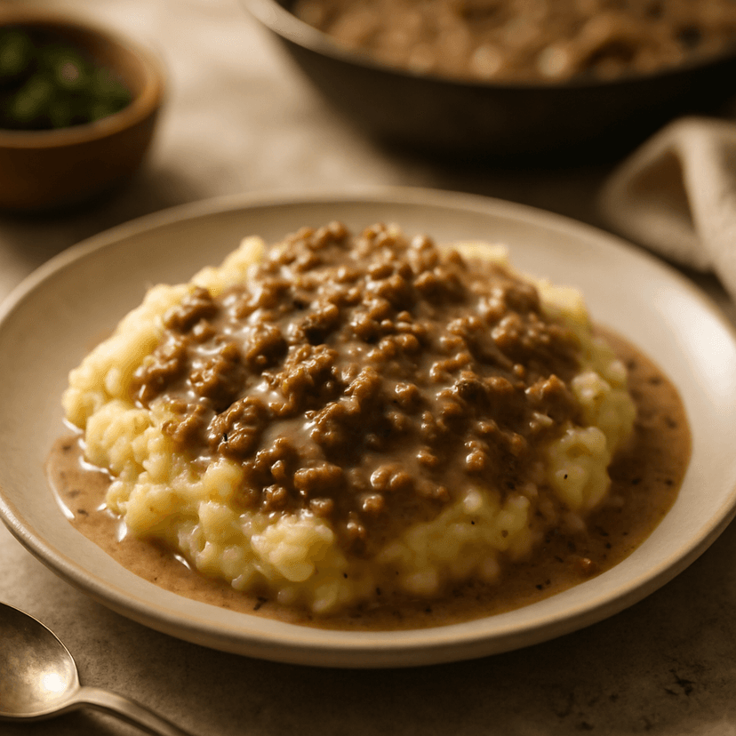Hearty Hamburger Gravy
