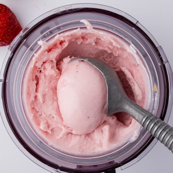 High-Protein Strawberry Vegan Ice Cream image