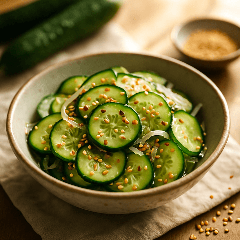 Local-Style Refreshing Cucumber Sesame Salad