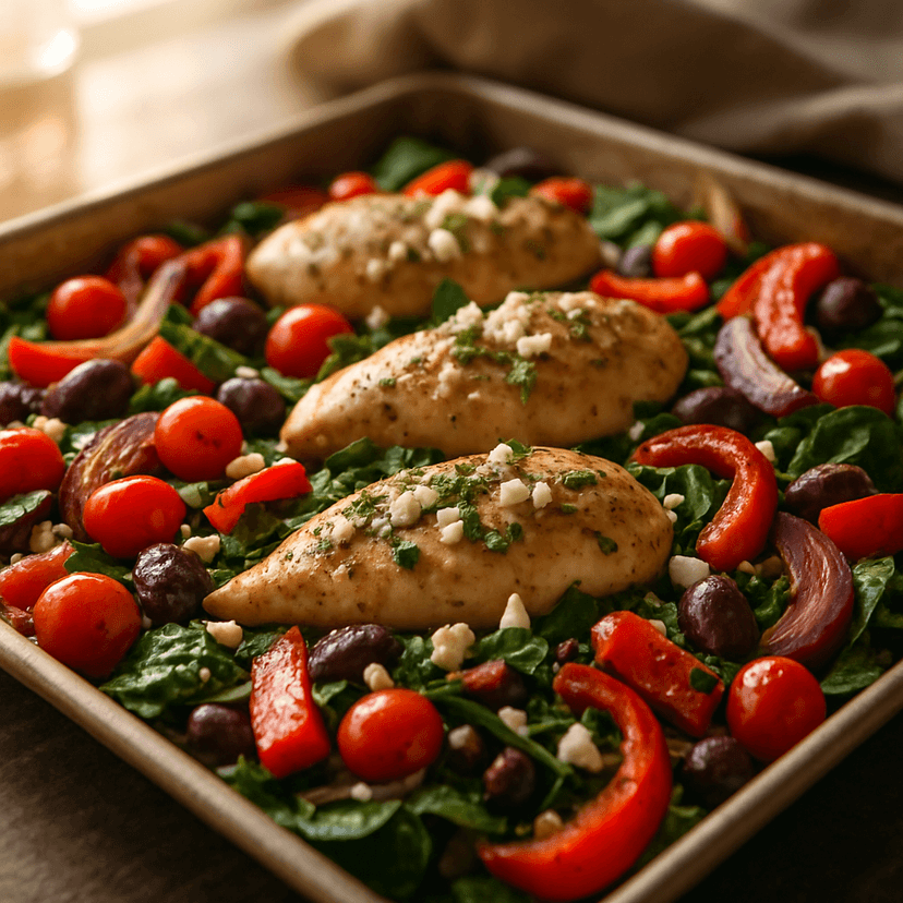 Greek Protein-Packed Sheet Pan Chicken