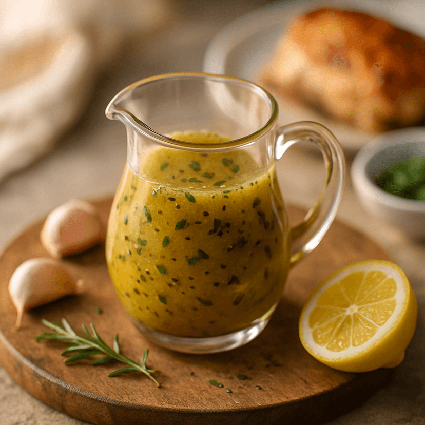 Herbed Low-Carb Pan Sauce Pitcher