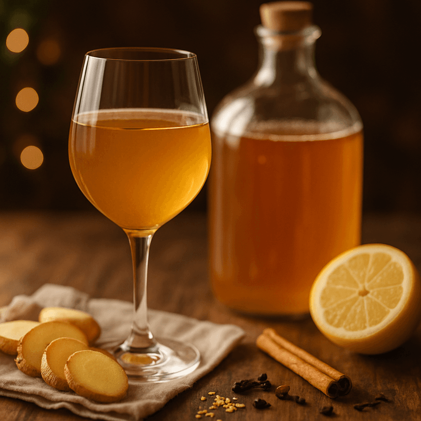 Spiced Ginger Root Mead image