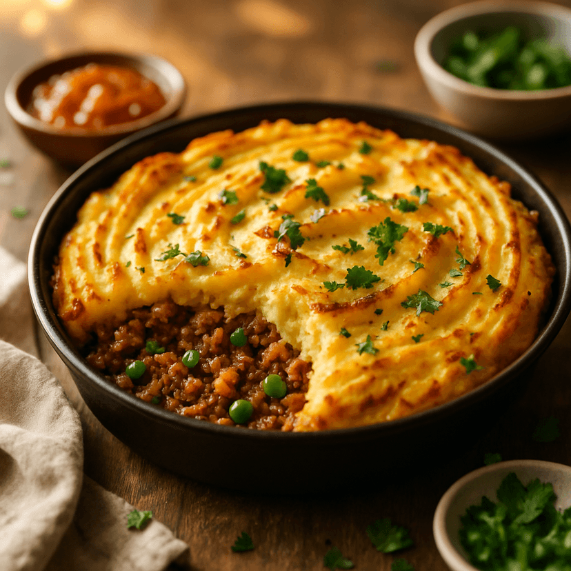 Spiced Indian Shepherd's Pie