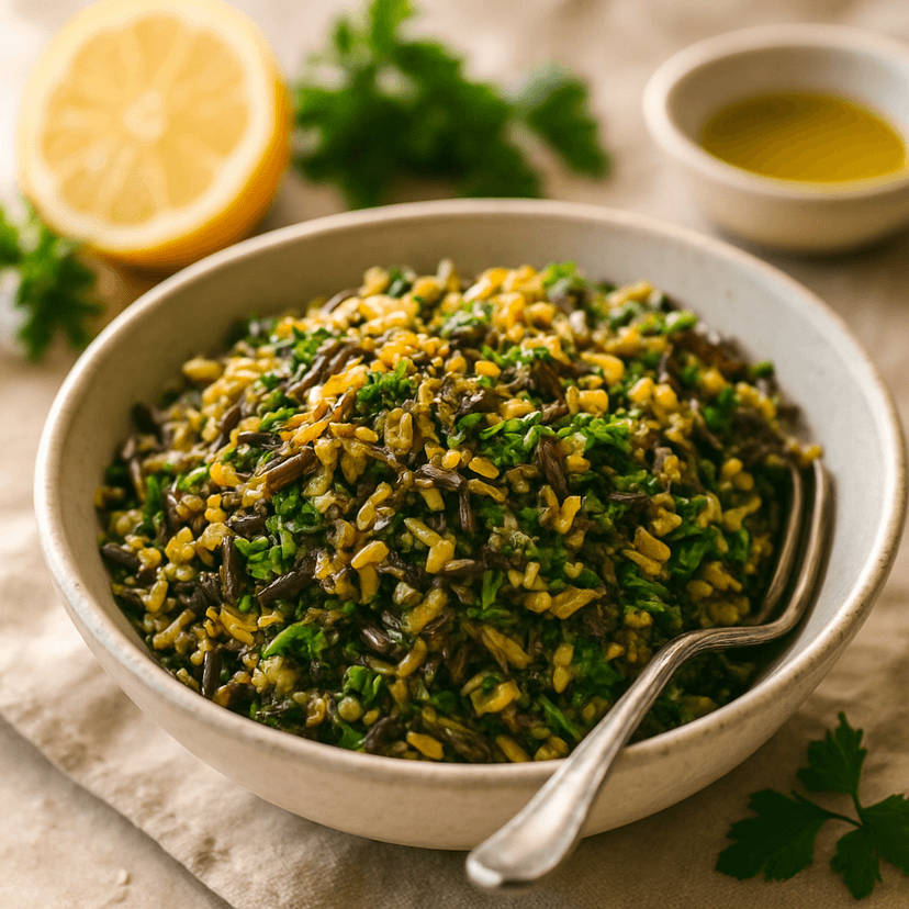 Lemon Herb Wild Rice with Turmeric & Orange image