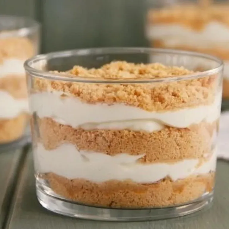 Creamy Biscuit Layered Treat image