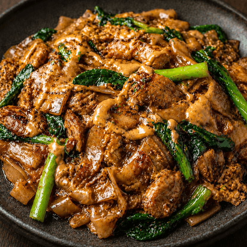 Aussie Twist Pad See Ew with Satay Peanut Sauce image