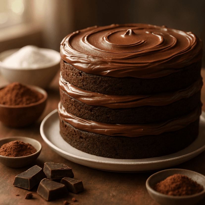 Ultimate Fudge Layered Chocolate Cake image