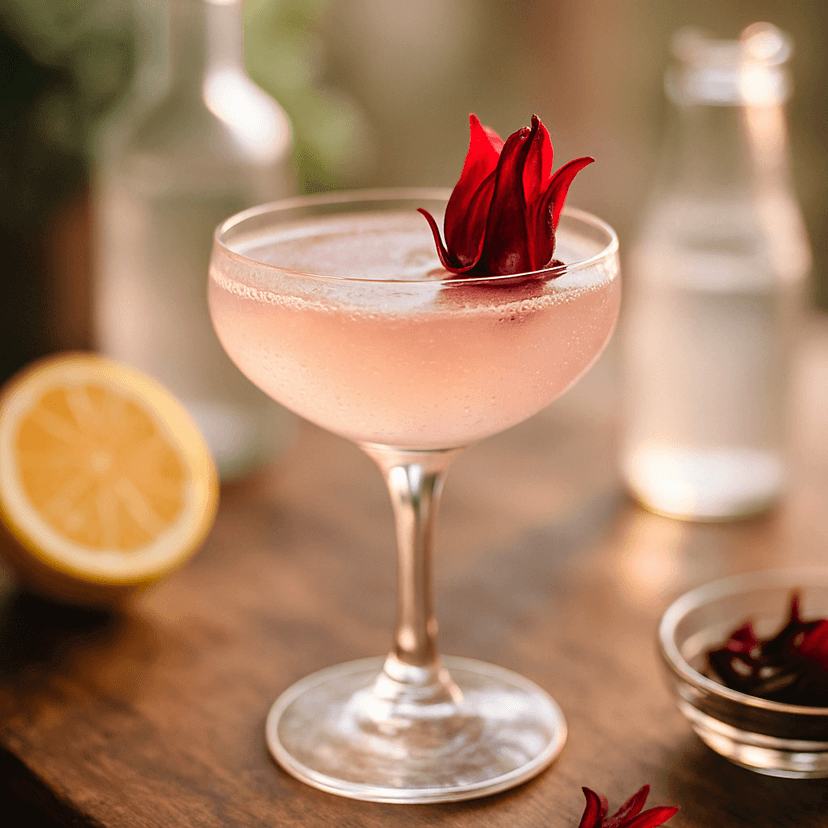 Blushing Garden Gin Cocktail image