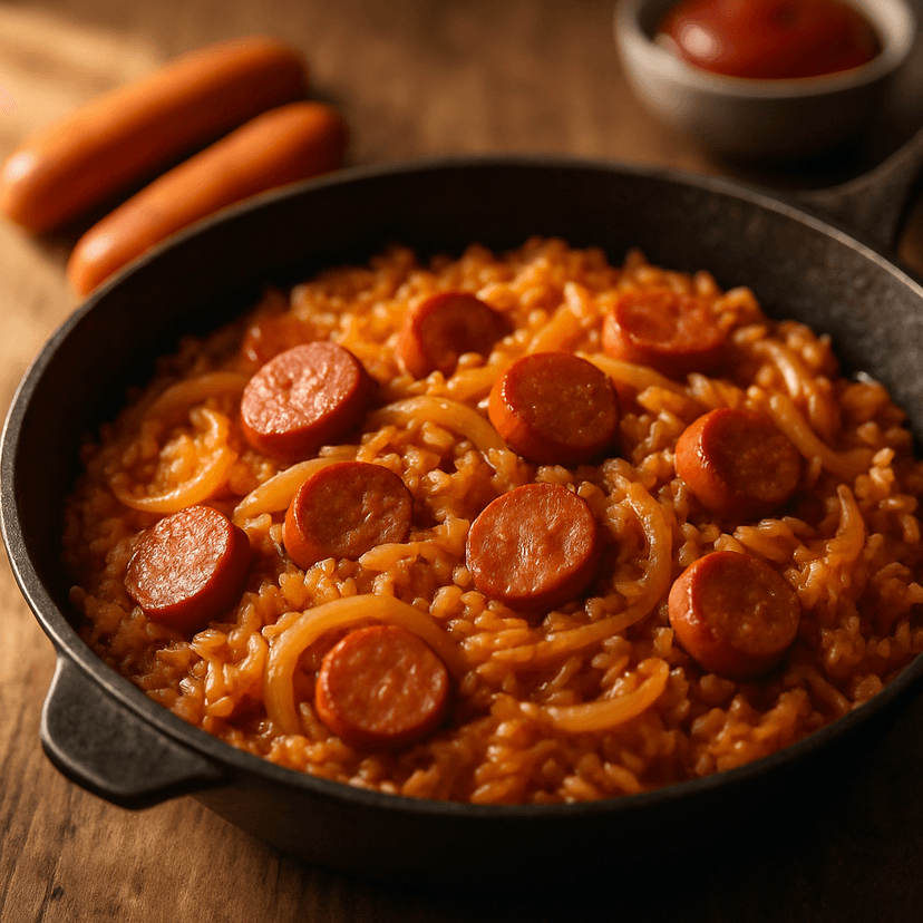 Savory Sausage and Rice Skillet