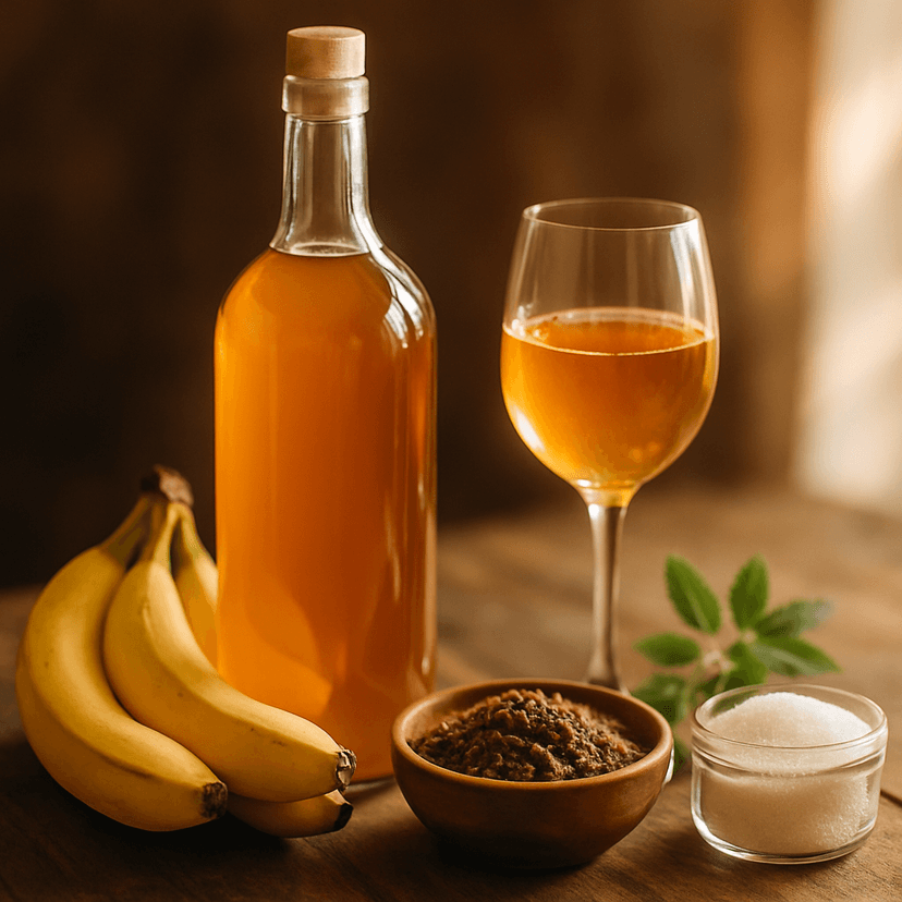 Wild Sarsaparilla Banana Wine