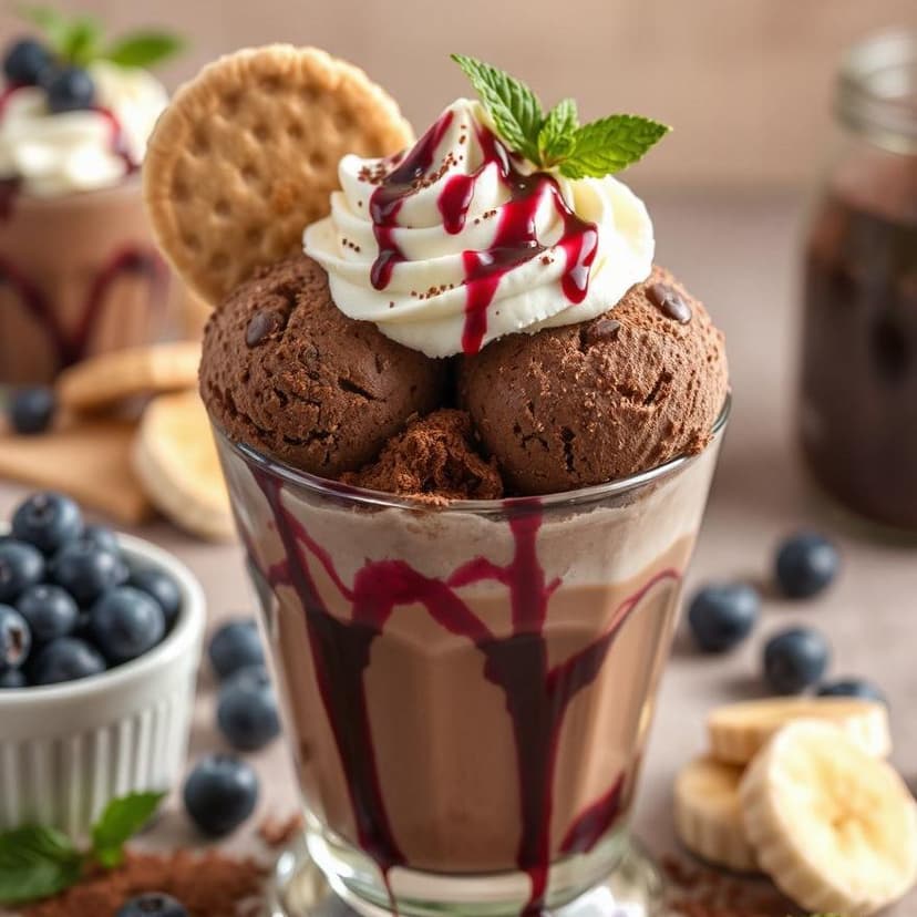 Cappuccino Banana Cocoa Ice Cream image