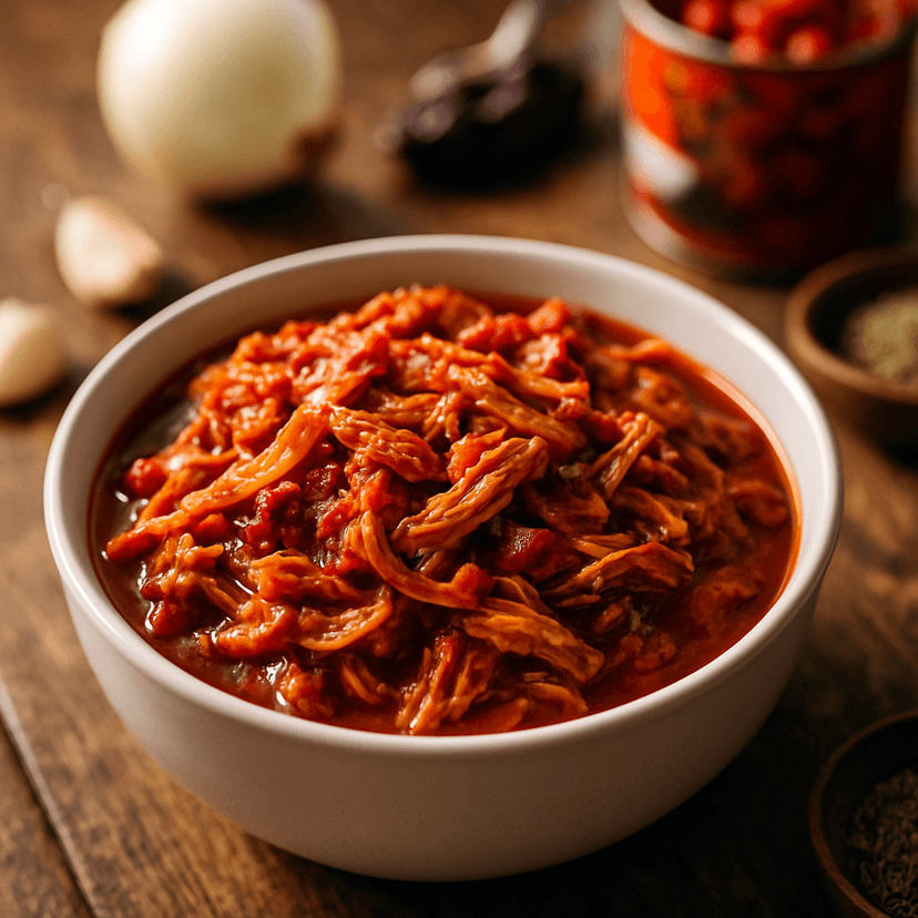 Smoky Crockpot Chicken Tinga image